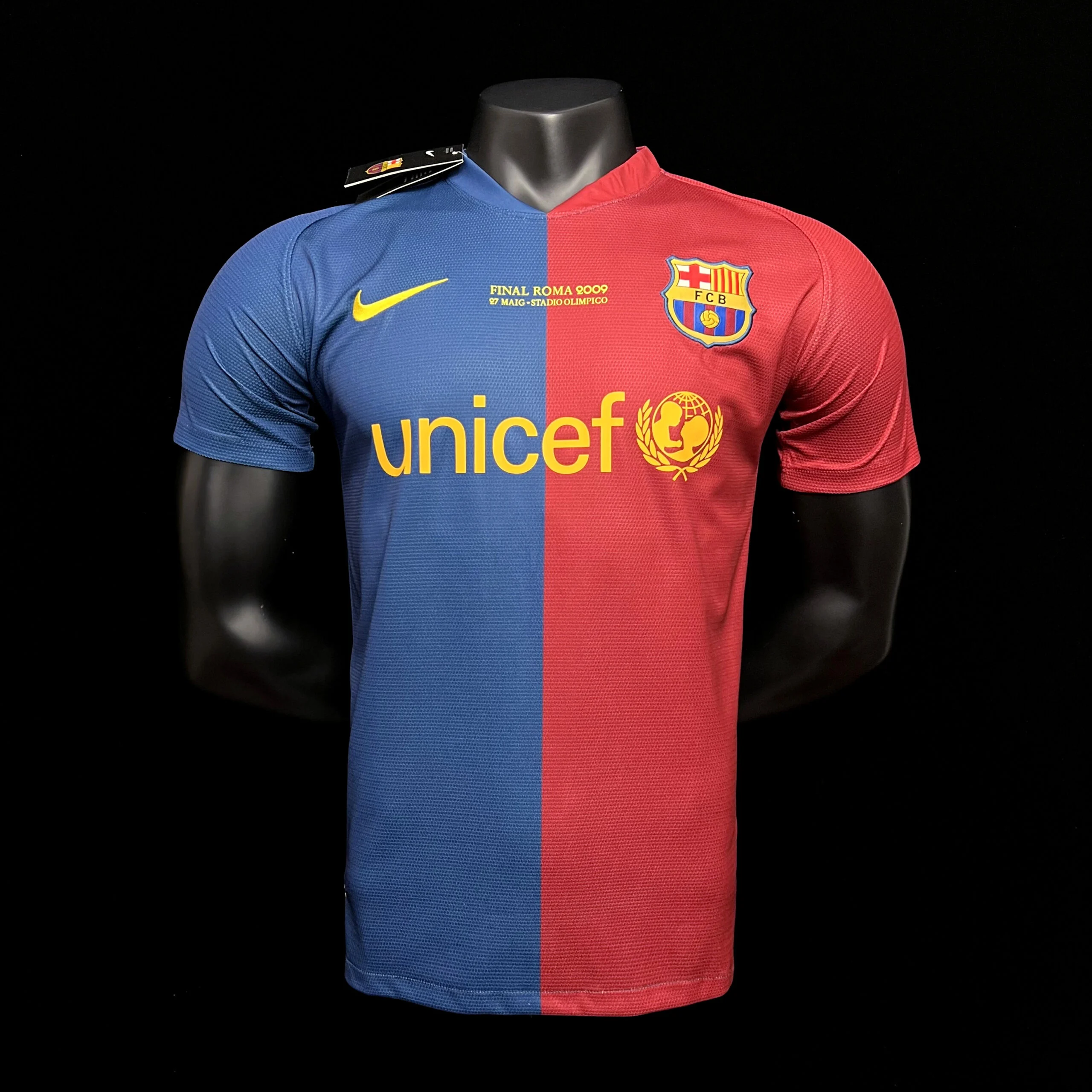 Barcelone Maillot Rétro 0809 - Vue 1